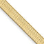 14K Yellow Gold Solid Herringbone Chain Necklace 4mm