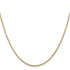 14K 30 inch 1.1mm Round Snake with Lobster Clasp Chain