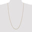 14K 30 inch 1.1mm Round Snake with Lobster Clasp Chain
