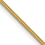 14K Yellow Gold Solid Snake Chain Necklace 1.4mm
