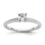 1/2 Carat Lab-Grown Diamond Cushion Solitaire Engagement Ring