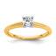 1/2 Carat Lab-Grown Diamond Cushion Solitiare Engagement Ring