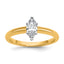 1/2 Carat Lab-Grown Diamond Marquise Solitaire Engagement Ring