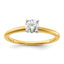 1/2 Carat Lab-Grown Diamond Round Solitaire Engagement Ring