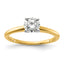 3/4 Carat Lab-Grown Diamond Round Solitaire Engagement Ring