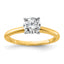 1 Carat Lab-Grown Diamond Round Solitaire Engagement Ring