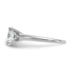 14k White Gold 2 carat Certified Lab Grown Diamond VS+ F+ Round Complete Solitaire Engagement Ring