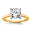 3 Carat Lab-Grown Diamond Cushion Solitaire Engagement Ring
