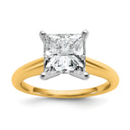 3 Carat Lab-Grown Diamond Princess Solitaire Engagement Ring - Sophia Jewelers