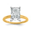 3 Carat Lab-Grown Diamond Octagon / Radiant Solitaire Engagement Ring