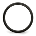 Chisel Stainless Steel Brushed Black IP-plated 5mm Band