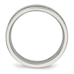 Stainless Steel Polished 6mm Grooved Band
