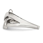 Chisel Stainless Steel Polished Ring