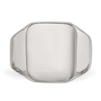 Chisel Stainless Steel Polished Signet Ring