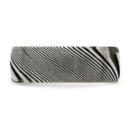 Chisel Damascus Steel Polished 8mm Band