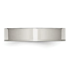 Chisel Stainless Steel Polished 5mm Flat Band