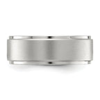 Chisel Stainless Steel Polished with Brushed Center 8mm Band