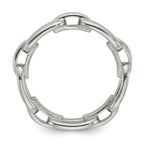 Polished Stainless Steel Wedding Band 6mm