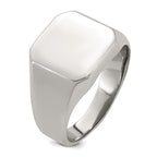Polished Stainless Steel Signet Ring