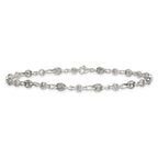 Women's Polished Anchor Stainless Steel Anklet