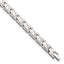 Stainless Steel Brushed and Polished Link Bracelet for Men