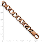 Polished Brown Stainless Steel Bracelet