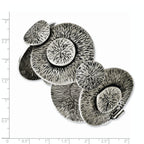 Stainless Steel Antiqued Circles Bracelet for Women