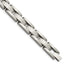 Stainless Steel Brushed Link Bracelet for Men