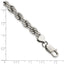 Chisel Stainless Steel Polished 7mm Rope Bracelet