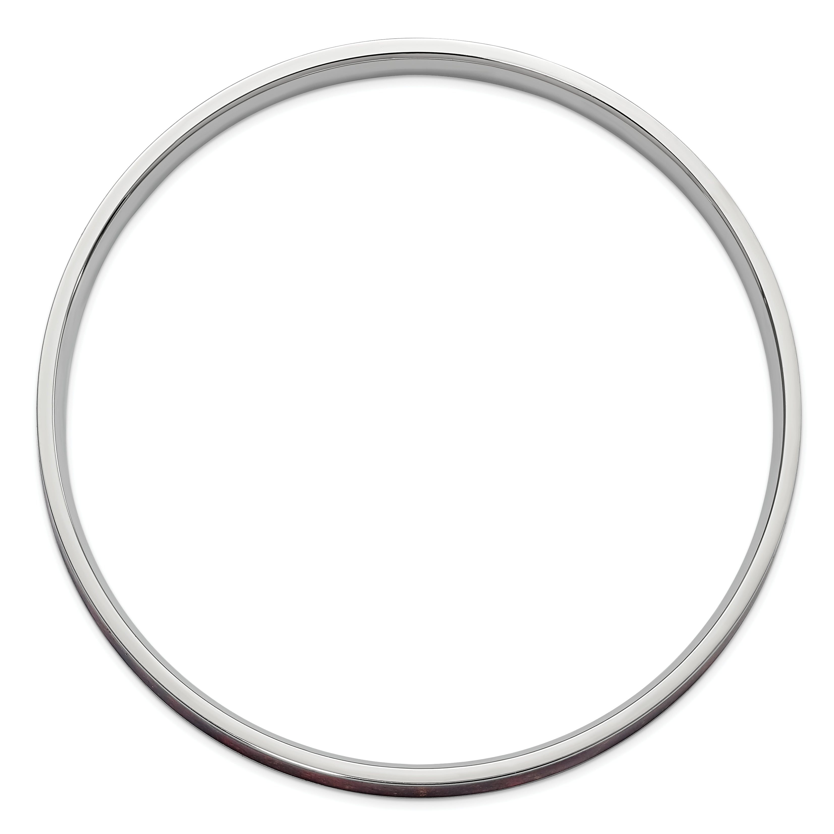 Stainless Steel Polished Red and Black Enameled Bangle Bracelet for Women Secondary image