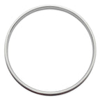 Stainless Steel Polished Red and Black Enameled Bangle Bracelet for Women