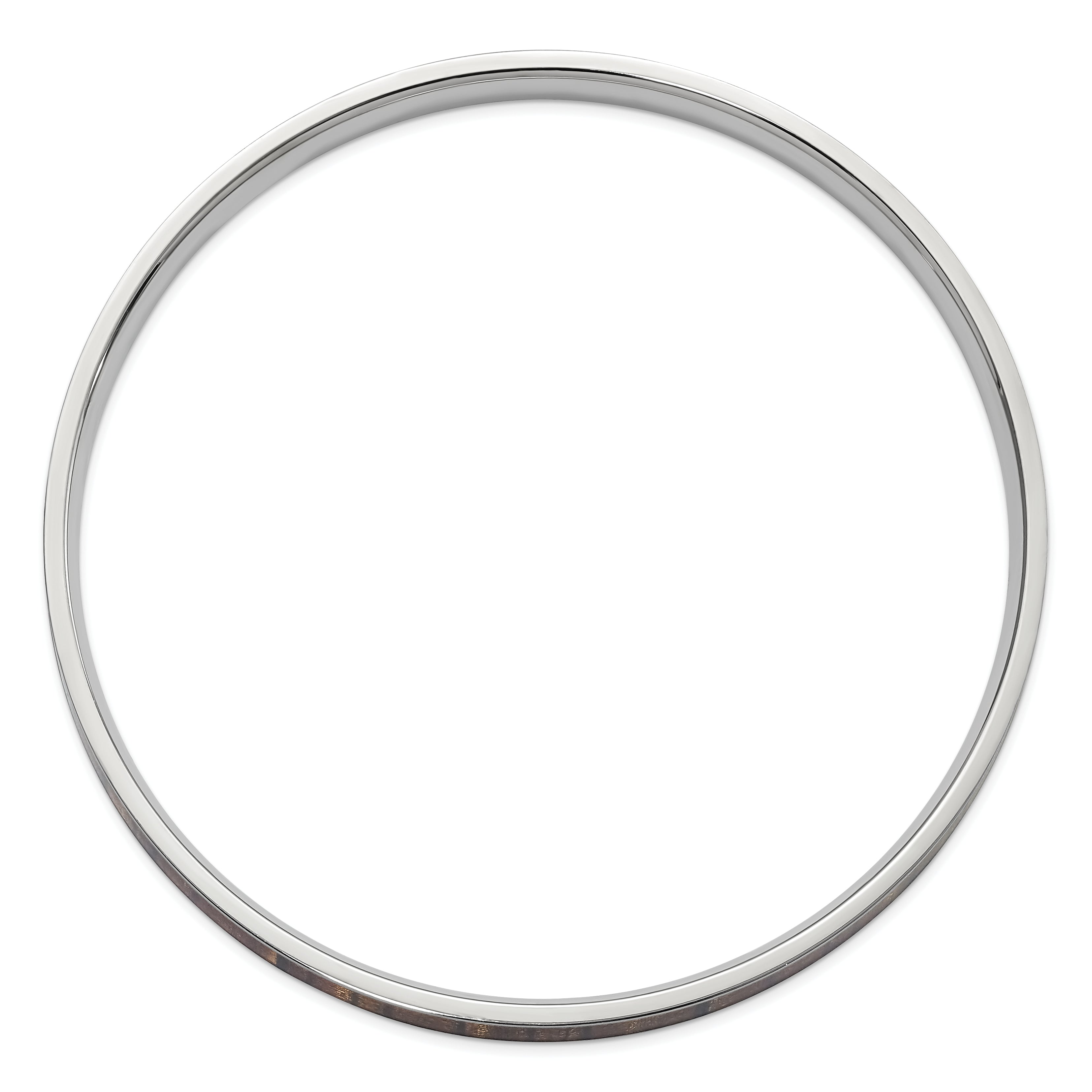 Stainless Steel Polished Brown and Black Enameled Bangle Bracelet for Women Secondary image