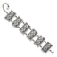 Stainless Steel with extension Antiqued Bracelet for Women
