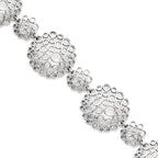 Stainless Steel Multi-Circle with extension Polished Bracelet for Women