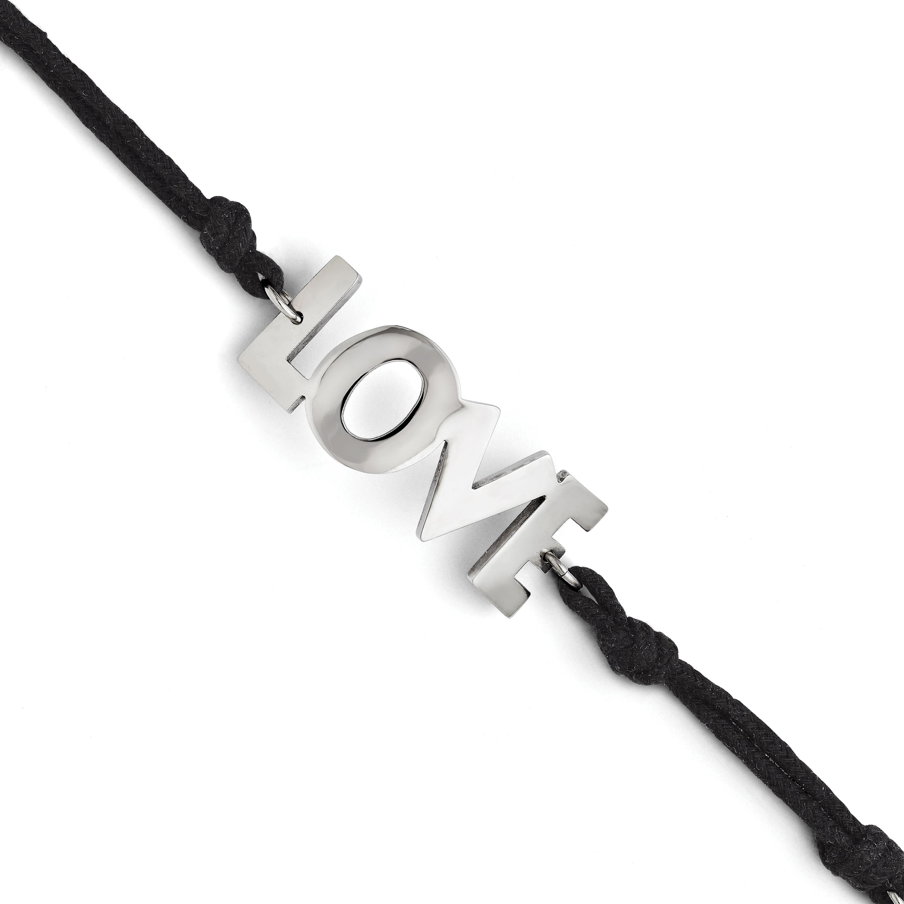 Stainless Steel Love with ext Bracelet for Women