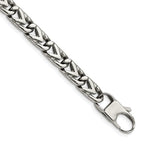 Stainless Steel Polished 8mm Fancy Link Bracelet