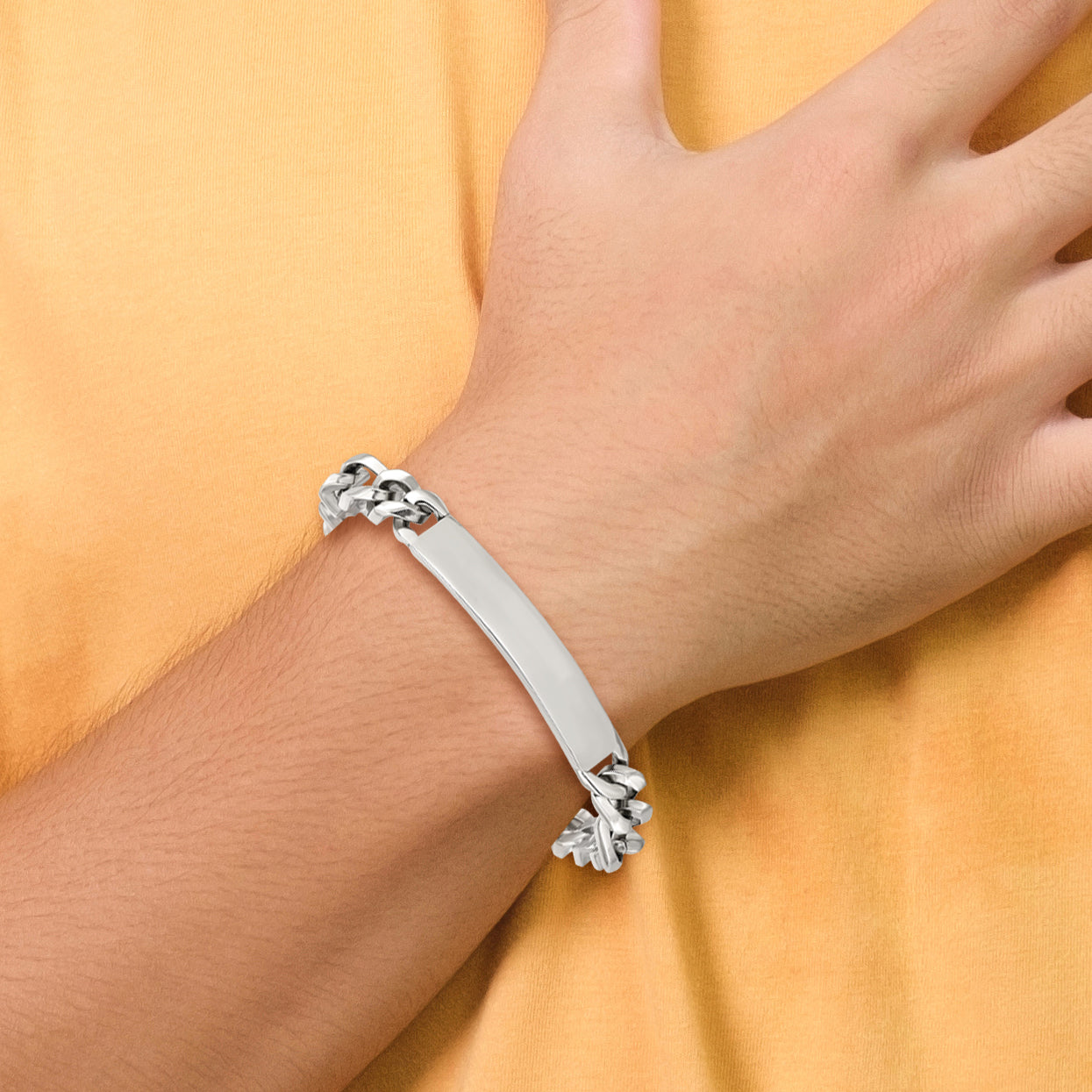 Stainless Steel Polished ID Bracelet