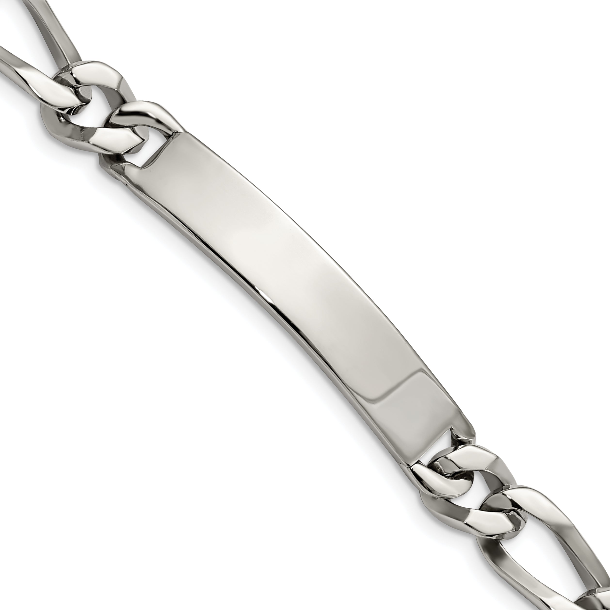 Stainless Steel Polished ID Bracelet