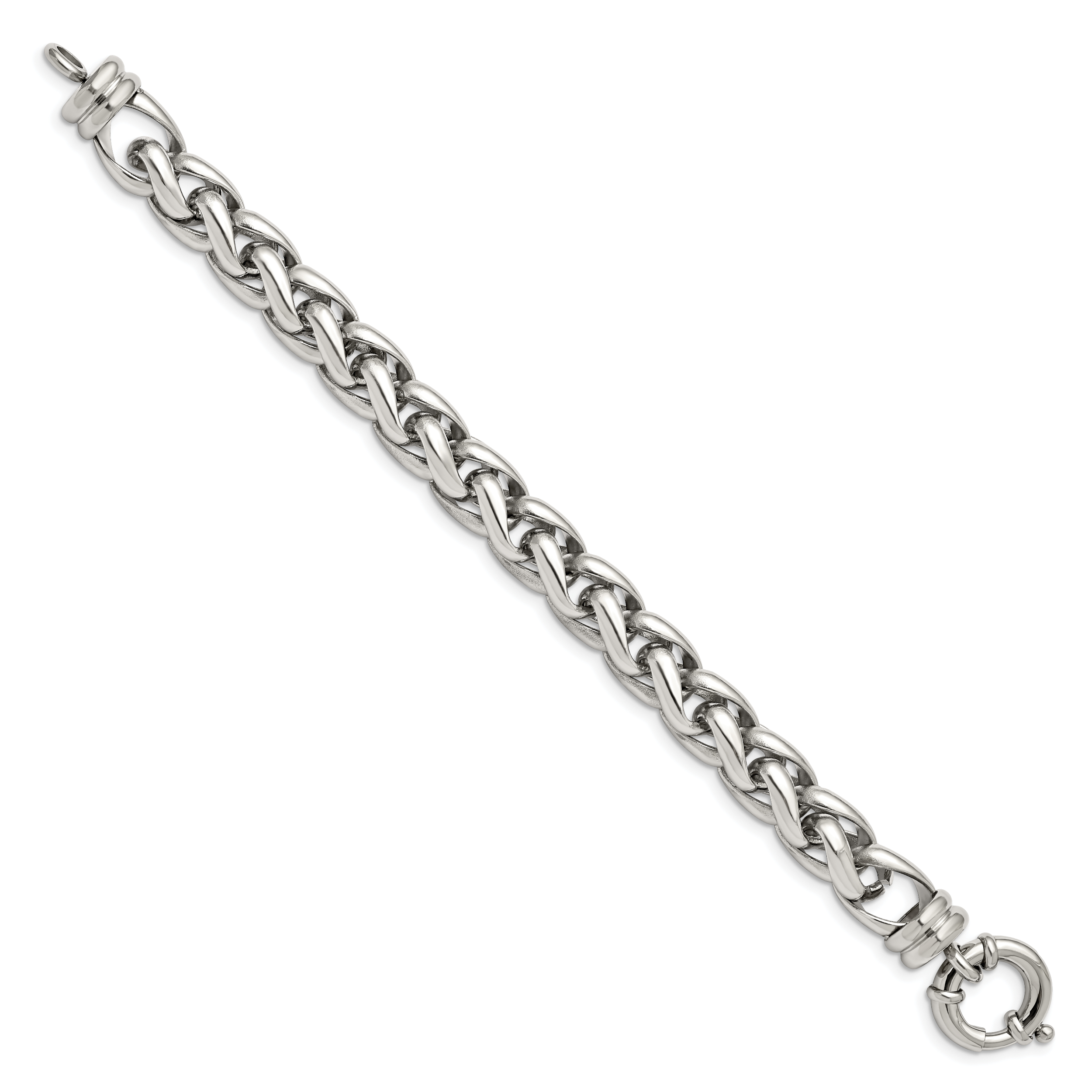 Stainless Steel Polished Fancy Link Bracelet for Men Secondary image