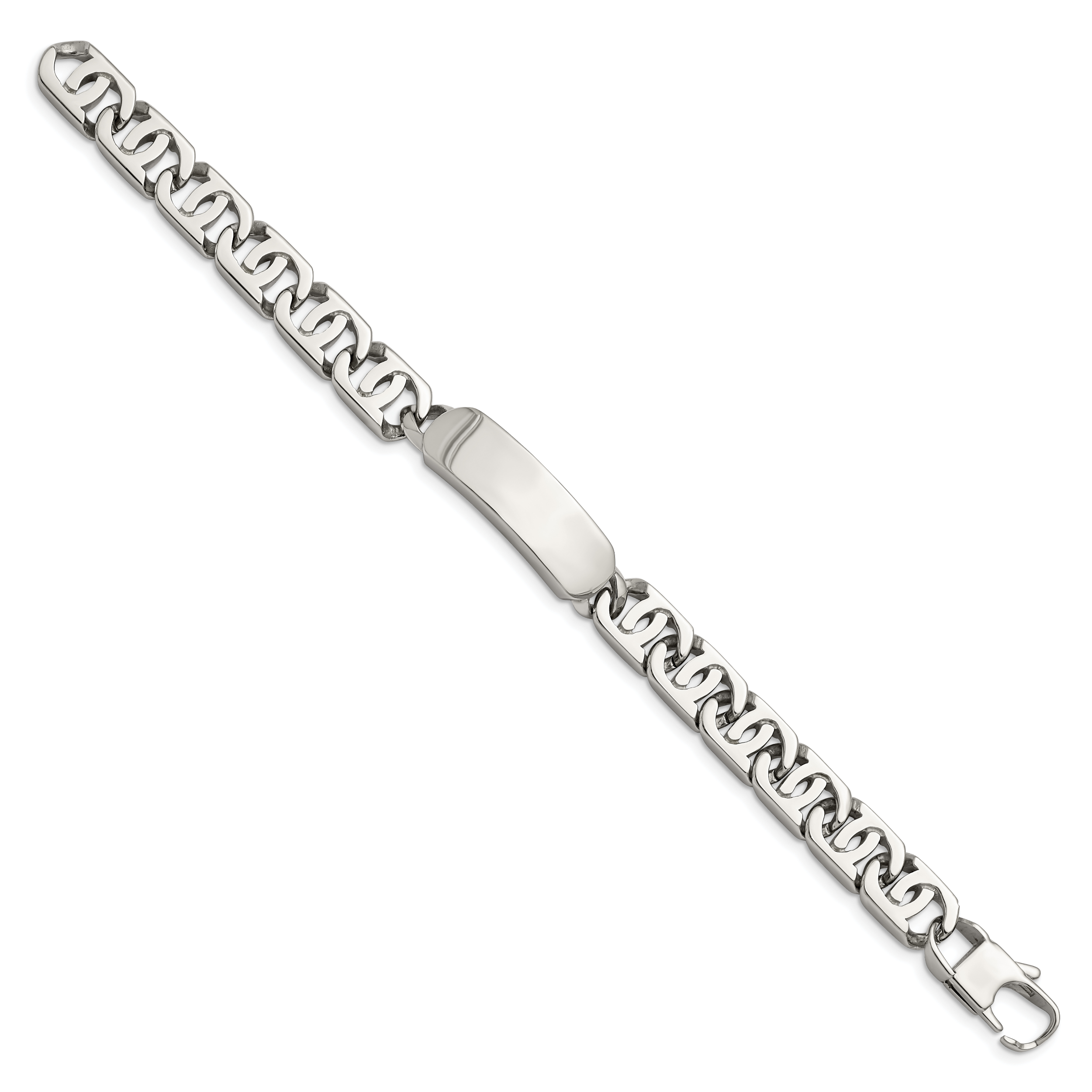 Stainless Steel Polished ID Bracelet for Men Secondary image