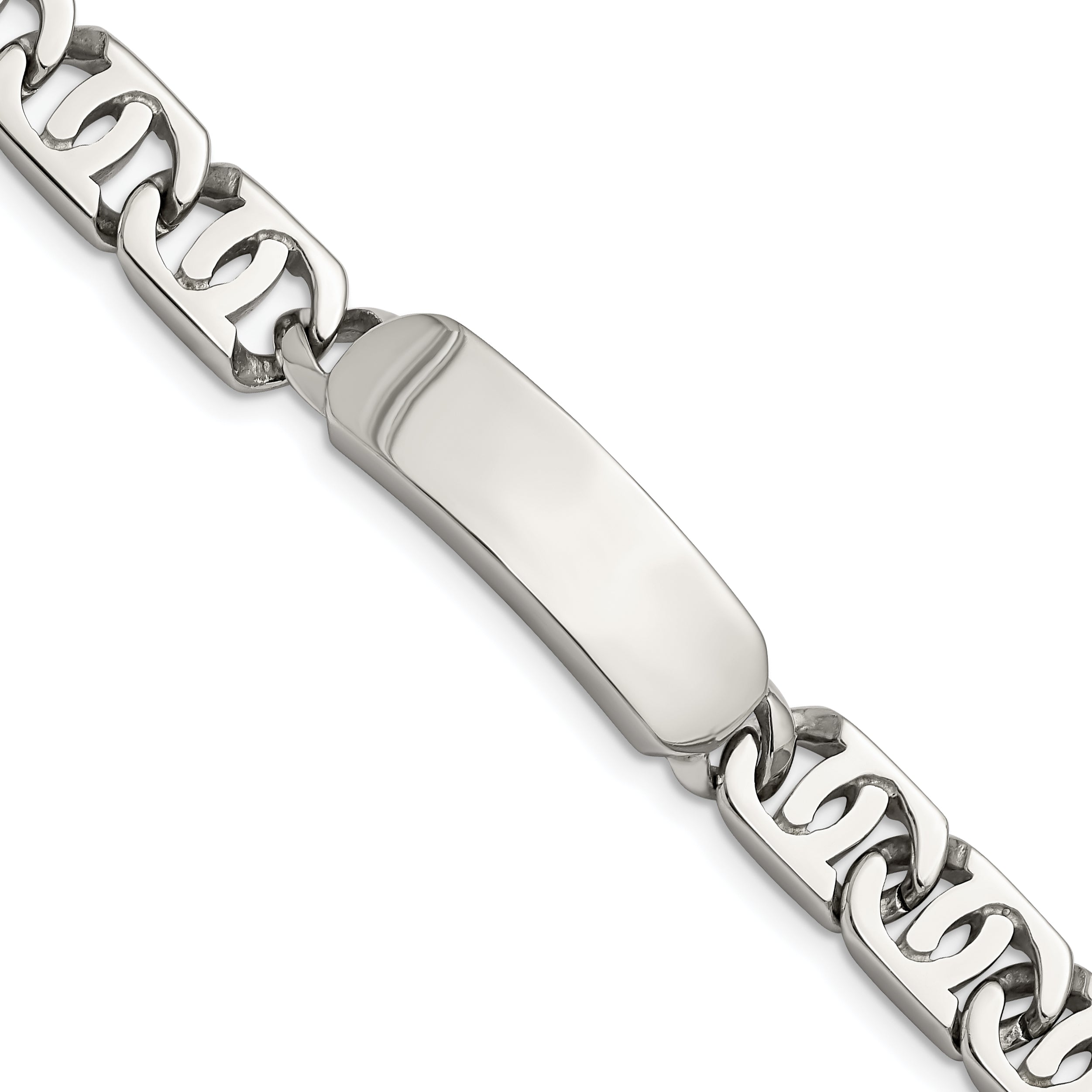 Stainless Steel Polished ID Bracelet for Men Main image