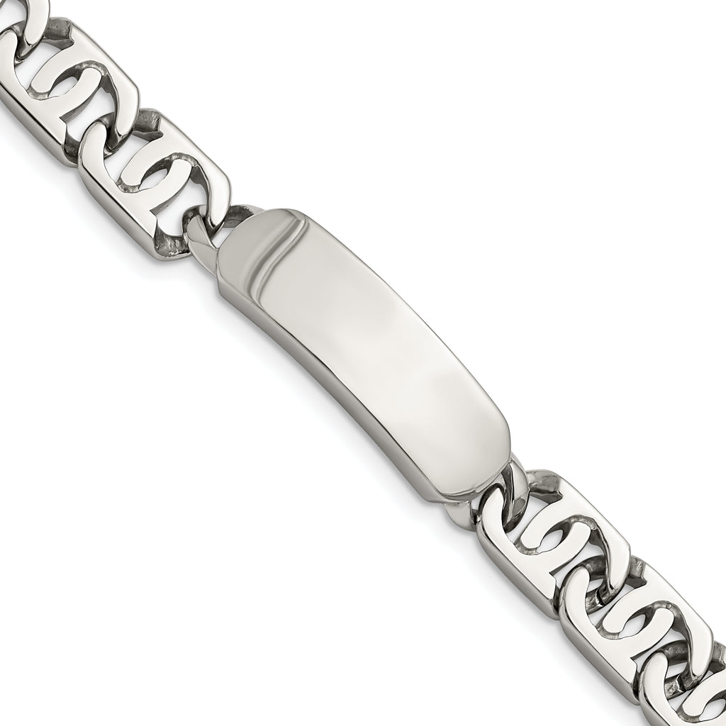 Stainless Steel Polished ID Bracelet for Men