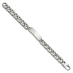 Stainless Steel Polished ID Bracelet for Men