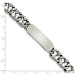 Stainless Steel Polished ID Bracelet for Men