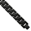 Stainless Steel Polished Black IP-plated Link Bracelet for Men