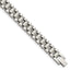 Stainless Steel Brushed and Polished Link Bracelet for Men