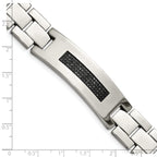 Stainless Steel Polished with 1/2 carat Diamond Bracelet for Men