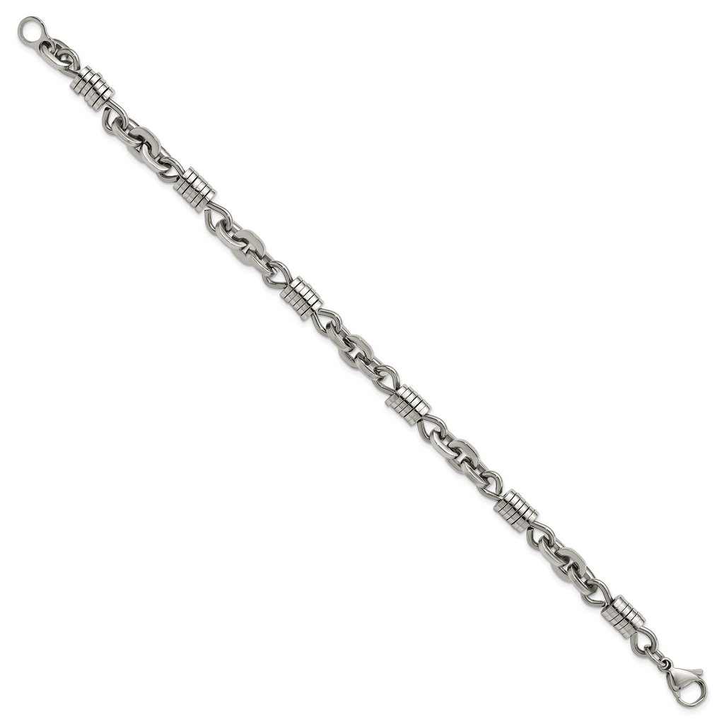 Stainless Steel Polished Bracelet for Men