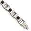 Stainless Steel Polished Black IP-plated Bracelet for Men