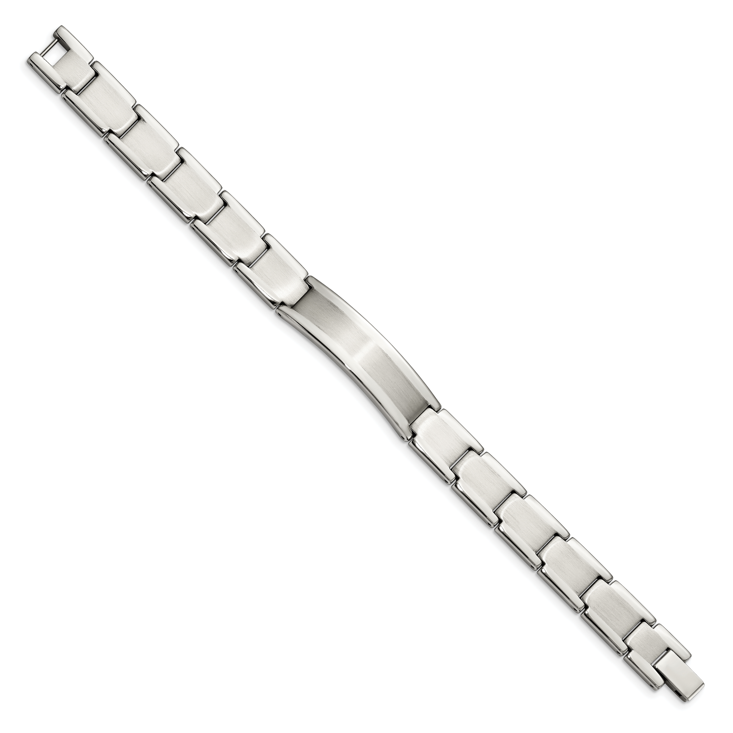 Stainless Steel Brushed and Polished ID Bracelet for Men Secondary image